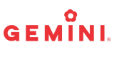 GeminiWear company logo - modern minimalist textile design with two parallel G shapes forming a stylish monogram